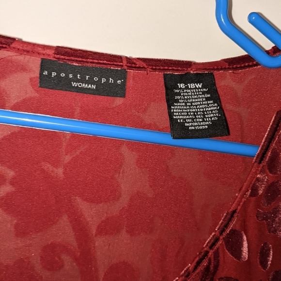 Velvet blouse 💃💃💃 - Picture 2 of 5